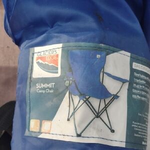 Glacier's Edge Blue Camp Chair
